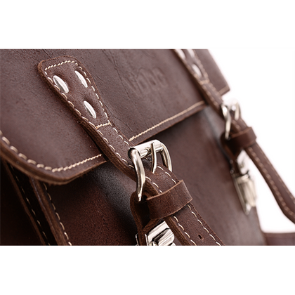 Big torba skórzana biznesowa KEMER VOOC TC8 brąz