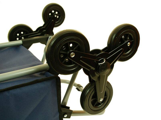 Wózek zakupowy marki Dielle Carr3n w kolorze niebieskim