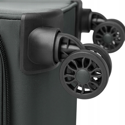 Średnia walizka PUCCINI KOS EM50255B 4B Szara