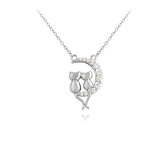 MINET Naszyjnik srebrny KOTY