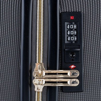 Duża walizka PUCCINI LOS ANGELES ABS017A 8 Szara