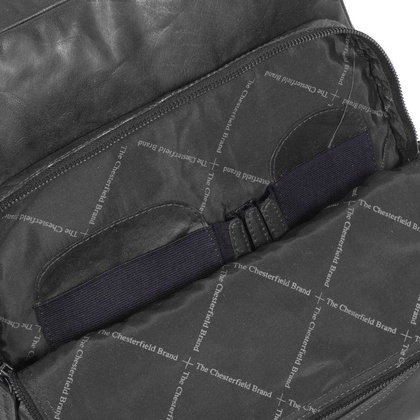 Plecak z miejscem na smartfon, tablet oraz laptop Heren Czarny - min. zamówienie 20 / 50 / 100 szt.