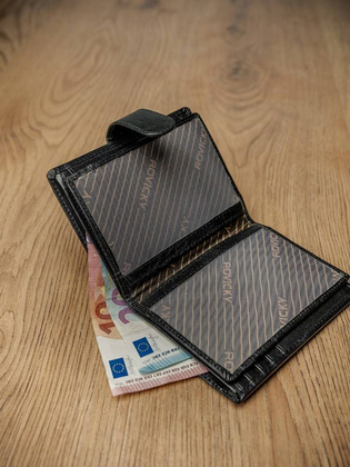 Elegancki portfel męski ze skóry naturalnej