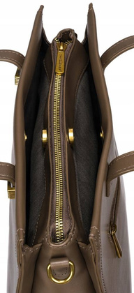 Klasyczna torebka damska ze skóry ekologicznej