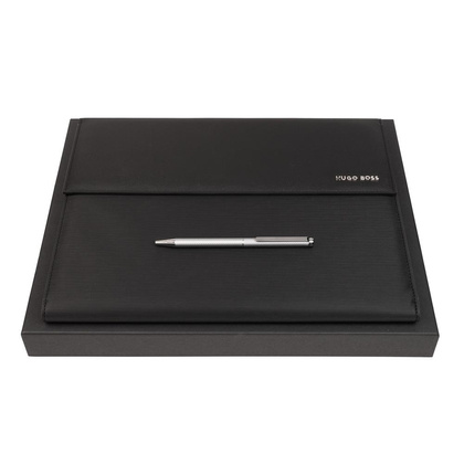 Zestaw upominkowy długopis i teczka A4 - HDF210A + HSM2764B