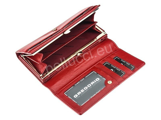 Portfel damski skórzany PELLUCCI N100 Niebieski