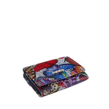 Mały portfel damski BajuBaj z kolorowej skóry naturalnej – funkcjonalność i bezpieczeństwo RFID PD2001cs13