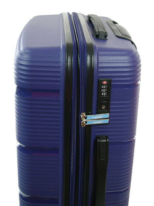 Średnia walizka DIELLE 170 Niebieska