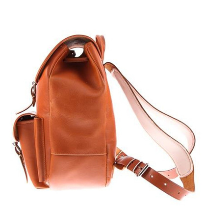 Modny plecak skórzany KEMER VOOC Vintage P1 brąz