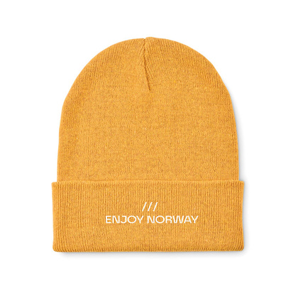 Dzianinowa czapka z mankietem