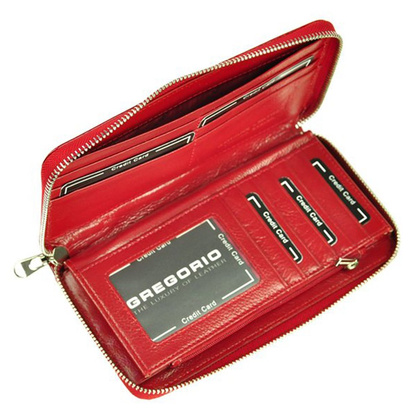 Portfel damski skórzany PELLUCCI BC-119 Niebieski