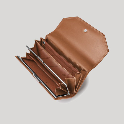 Portfel damski skórzany PUCCINI VULCANO VC92519 2B Brązowy