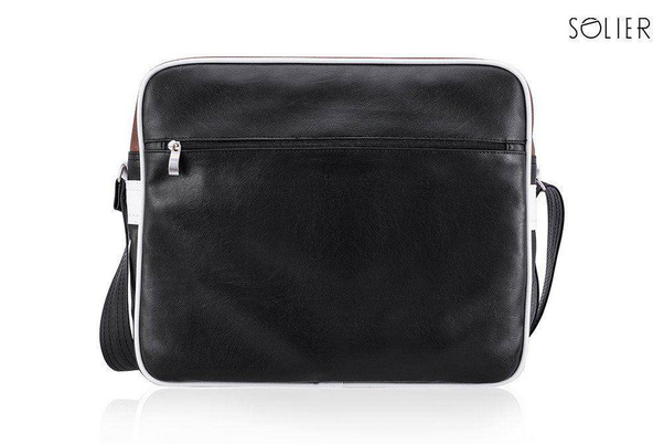 Lekka Torba Miejska na Ramię Messenger by Solier - 5 KOLORÓW - min. zamówienie 20 / 50 / 100 szt.