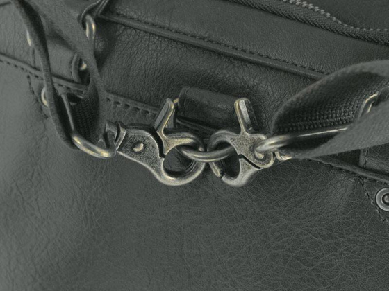 Torba / plecak na laptop AERONAUTICA MILITARE Pilot Czarna