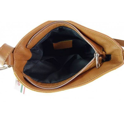 Duża listonoszka,przewieszka Vera Pelle Camel VP1313C