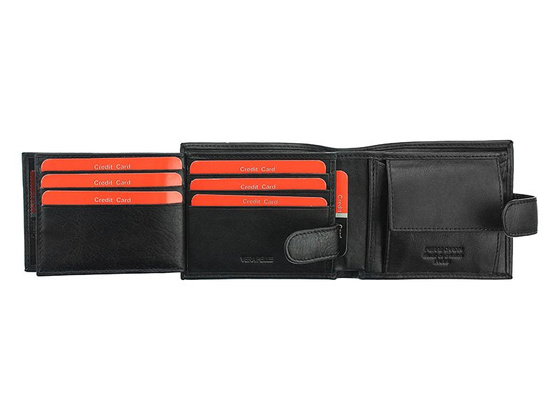 Pierre Cardin Nieduży skórzany portfel męski