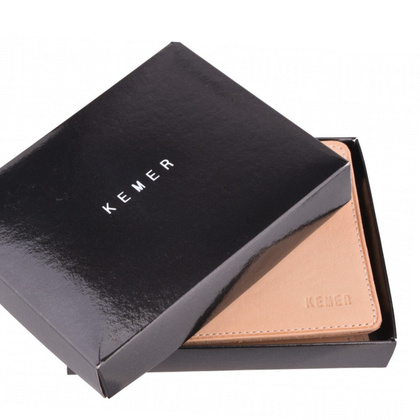 Portfel męski skórzany KEMER 331 Cielisty - min. zamówienie 20 / 50 / 100 szt.