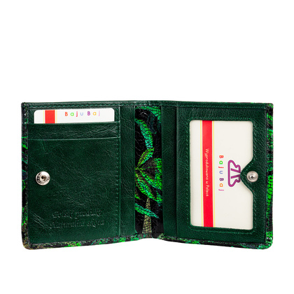 Mały portfel damski BajuBaj z kolorowej skóry naturalnej – elegancja i praktyczność PD1031s161