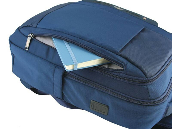 Plecak biznesowy na laptop 15' AERONAUTICA MILITARE Airspace Granatowa