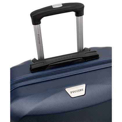 Duża walizka PUCCINI PARIS ABS03A 7A Granatowa