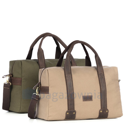 TORBA PODRÓŻNA / NA RAMIĘ KEMER VOOC MARCO EC4 BEŻOWA