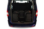 FORD TOURNEO COURIER 2014+ TORBY DO BAGAŻNIKA 4 SZT KJUST