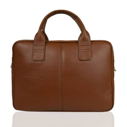 Stylowa torba na ramię dla mężczyzny BRØDRENE b02 jasny brąz Kolor wnętrza: Czarny - min. zamówienie 20 / 50 / 100 szt.