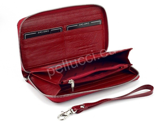 Portfel damski skórzany PELLUCCI PT-119 Czerwony