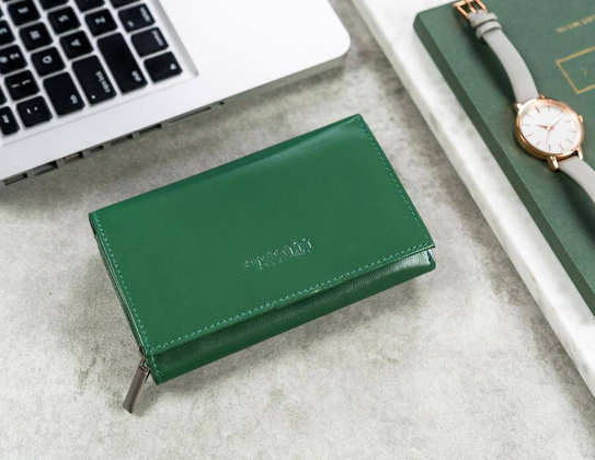 Portfel damski skórzany RD-21-GCL RED MULTI2