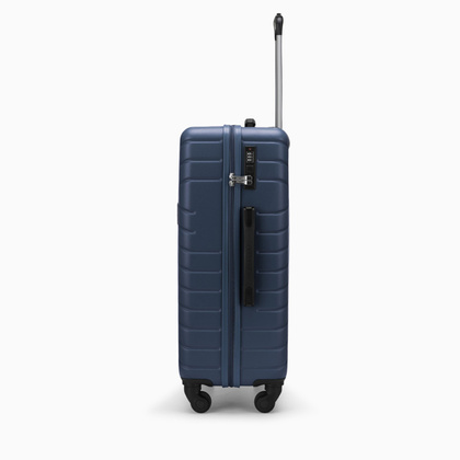 Średnia walizka PUCCINI MALAGA ABS027B 7A Granatowa