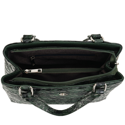 Elegancka skórzana torebka damska Canaletto – unikalna faktura przypominająca krople TD905s281