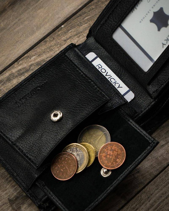 Portfel męski PU+skóra M208-PU