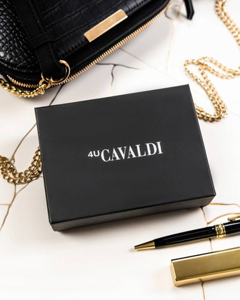 Pojemny skorzany portfel damski na zatrzask