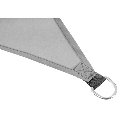 ŻAGIEL PRZECIWSŁONECZNY OGRODOWY TRÓJKĄT 3X3X3M SZARY