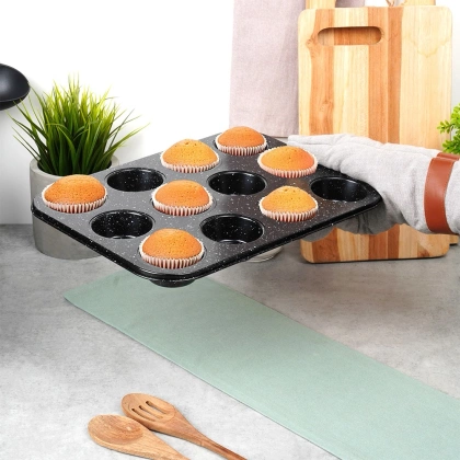 Forma do muffinek granitowa 35x26,5 cm