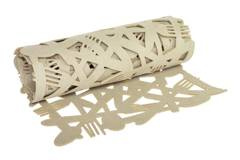 Bieżnik filcowy szary