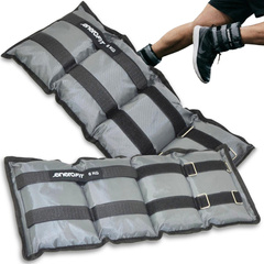 OBCIĄŻENIE NA PRZEGUBY SZARE 12KG (2x6KG) ENERO FIT