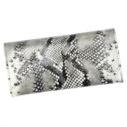 Portfel damski skórzany PELLUCCI 8805-SNR RFID Srebrny