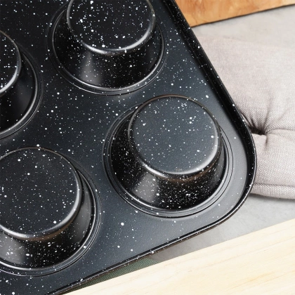 Forma do muffinek granitowa 35x26,5 cm