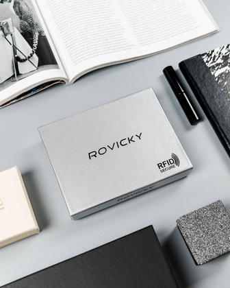 Kompaktowy portfel damski ze skóry naturalnej