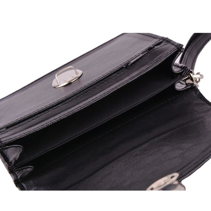 Saszetka skórzana KEMER S102 Czarna - min. zamówienie 20 / 50 / 100 szt.