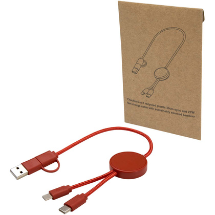 Citala kabel do synchronizacji danych i szybkiego ładowania 5 w 1 27 W o długości 30 cm z tworzyw sztucznych pochodzących z recyklingu