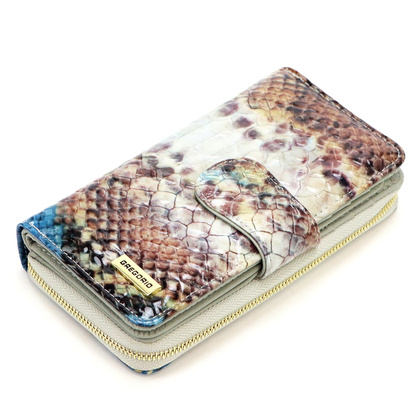 Portfel damski skórzany PELLUCCI VL-116 niebieski