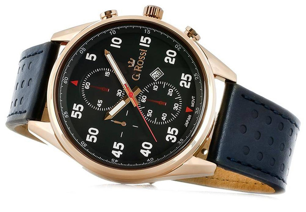 Zegarek Męski G.Rossi ERNET 7116A-6f3