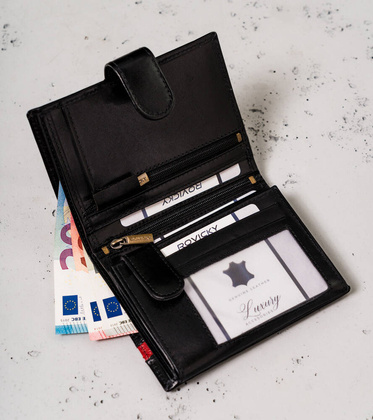 Elegancki portfel meski z wysokojakosciowej skory naturalnej