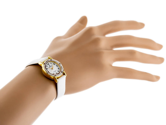 ZEGAREK DZIECIĘCY PERFECT L248 - KOMUNIJNY - biały (zp968c)