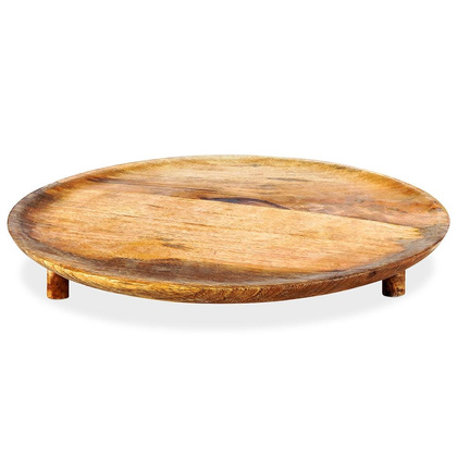 Deska drewniana / taca do serwowania na nóżkach 37 cm