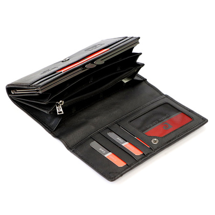 Portfel damski skórzany PIERRE CARDIN TILAK130 455 Czerwony