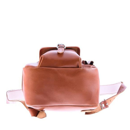 Modny plecak skórzany KEMER VOOC Vintage P1 naturalny