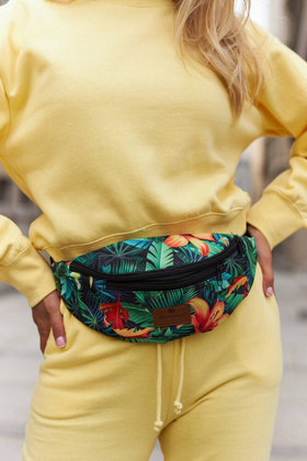 Pojemna nerka damska z poliestru